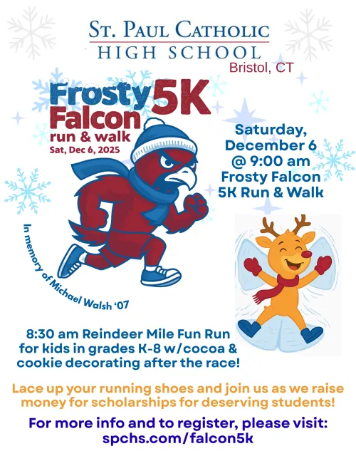 Frosty Falcon 5K and Reindeer Mile Run